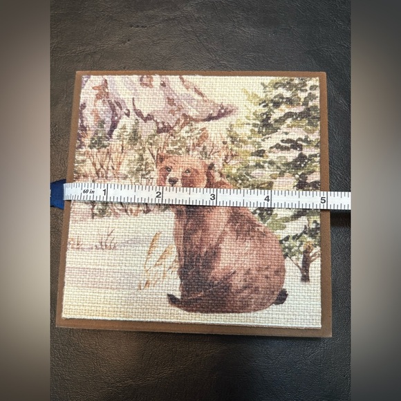 Rustic Wildlife Tapestry like Canvas Art Set - Picture 10 of 10